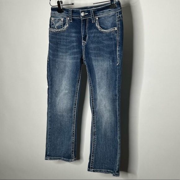 Grace In La Easy Fit Embroidered Jeans - Picture 2 of 13